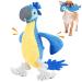 ROSAUI Dog Toys Plush Squeaky Cockatoo Dog Toy - Interactive and Dental Cleaning Pet Chew Toy for All Breed Sizes Dog