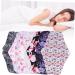 Hemoton 7pcs Organic Washable Aunt Towel Pad Set - Reusable Sanitary Pads and Panty Liners for Menstrual Periods - Ecological Cotton - Pack of 7 - Buy Online on GoSupps.com