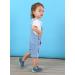Kidscool Space Baby Girl Boy Denim Shortall 18-24 Months Blue-2037 - Buy Online on GoSupps.com