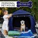 POP 'N GO Pet Playpen - Portable 39 x 33 Dog & Cat Tent Navy | Indoor/Outdoor Pen for Small, Medium, Large Pets - Buy Online on GoSupps.com