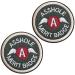 SHELCUP 2Pcs Asshole Merit Badge Morale - Tactical Patch (Green) Asshole, Green
