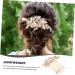 DOITOOL small willow leaves hair girl small bridal hair comb Miss Japanese and Korean wedding bridal hair comb headpiece for bride gold headpiece hair accessories Clip - Buy Online on GoSupps.com