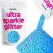Hemway | Ultra-Shine Glitter ULTRA 1/128" 0.008" 0.2mm - Ocean Blue Holographic 100g Ocean Blue Holographic Ultrafine - 100g