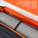 Fitdom Large Tactical Yoga Mat Sling Bag | Multiple Pockets, Easy Access & Organization | Fits Thick & Thin Mats | Expandable Compartment - Stores Up to 2 Blocks - Buy Online on GoSupps.com