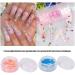 Nail Glitter Sequins Nail Flakes 8 Boxes Nail Accessories Cute Beautiful for Home for Salon - Buy Online on GoSupps.com