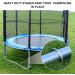 Heavy Duty Trampoline Wind Stakes - 4pcs Galvanized Steel Ground Anchor for Soccer Goals, Tents, & Garden Decor - Buy Online on GoSupps.com