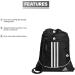 Adidas Alliance II Sackpack - Black | One Size - Buy Online on GoSupps.com