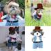 Cat Clothes Cat Halloween Costume Cute Puppy Dog Cat Cosplay Funny Cloths Dress Up Cowboy Outfit Pet Halloween Costume Cowboy Dog Costume Halloween Cat Costume(Cowboy L) - Buy Online on GoSupps.com
