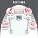 Taylor Precision Digital Bathroom Scale | Highly Accurate 400 lb Weight Capacity | Instant On/Off, Clear Glass & Chrome Finish - Buy Online on GoSupps.com