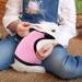 Buy Tibapla Adjustable Rabbit Dishes with Elastic Leash - Perfect Kitty & Small Animal Bowl - Pink (M) - Buy Online on GoSupps.com