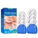 8 Pack Mouth Guard for Grinding Teeth at Night 2 Sizes with Travel Case| Teeth Grinding Mouth Dental Guard for Sleep| Night Guard For Teeth Grinding and Clenching Whitening Tray Sport Athletic