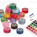 ilauke 36Pcs Bobbins Sewing Thread with Bobbin Case - Polyester Thread for Brother/Singer/Babylock/Janome Embroidery Machine - 36 Color Set - Buy Online on GoSupps.com