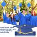 40-Piece Adjustable Blue Paper Graduation Crowns for Kids - Buy Online on GoSupps.com