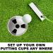 2PCS Ivory White Plastic Golf Hole Cups - 4 Depth, 4 14 Diameter - Fits PGAL|PGA|USGA Regulations - Buy Online on GoSupps.com