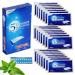 Uwiyo 28 Strips 56 Pieces Dental Whitening 5D White Professional Teeth Whitening Strips White Tooth Strips Help Eliminate/Smoking/Coffee/Soda/Wine Spot Mint Flavour