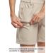 Willit Women's Lightweight Waterproof Hiking Cargo Shorts - Quick-Drying Breathable Active Summer Shorts in Khaki - Buy Online on GoSupps.com