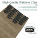 Buy SEGO 12 PCS Clip-In Hair Extensions - Real Hair 22 Clips 180g 55 cm Medium Brown & Ash Blonde - Affordable Full-Head Coverage - Buy Online on GoSupps.com