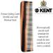 Kent Handmade FOT Fine Tooth Saw Cut Beard Comb - Pocket & Travel Styling Comb for Beard & Hair Care - Essential Kent Beard Kit - A-Tortoiseshell - Buy Online on GoSupps.com