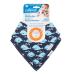 Dr. Brown's Bandana Bib with Snap-On Teether 2-Pack Navy Whales & Anchors - Buy Online on GoSupps.com
