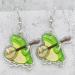 Shop Feylie Cute Frog Acrylic Earrings | Mushroom Drop & Dangle Earrings for Girls | International Shipping - Buy Online on GoSupps.com