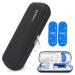 Youshares insulin cooling bag TSA portable EVA pack for insulin pen insulin and other diabetes accessories insulin packing cool box while traveling diabetic bag with 2 nylon frock battery (black)