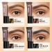 Eyebrow Gel Kit - Clear Brow Setting Gel + 4 Colors Mascara Cream | Waterproof & Long Lasting | Brow Glue Set for Perfect Eyebrow Color (5 Pcs) - Buy Online on GoSupps.com