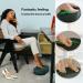Dikdoc Foot Rest for Under Desk at Work  Home Office Foot Stool  Ottoman Foot Massager for Plantar Fasciitis Relief  Soft Silicone Footrests  Anti-Fatigue Fidget Toy (Eucalyptus) Green - Buy Online on GoSupps.com