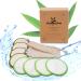 Pandatom 8 Smink pads washable |Reusable zero waste make -ups made of cotton & bamboo |+ Slip glove for the environmentally conscious woman unscented 8 pieces (1 Pack)