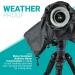 Movo CRC01 Waterproof Nylon Camera Rain Cover for Canon, Nikon, Sony, Olympus, Pentax, Panasonic DSLR Cameras - Buy Online on GoSupps.com