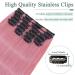 SEGO 12 PCS Clip-In Hair Extensions - Real Hair 180g 55cm Ash Rose - Affordable Full-Head Set with 22 Clips - Buy Online on GoSupps.com