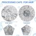24-Piece Reusable Aluminum Foil Hair Caps for Deep Conditioning and Coloring - Thermal Silver Foil Cap for Thick Hair - Home and Salon Use - Buy Online on GoSupps.com
