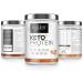 K-GEN Keto Collagen Protein Powder | Salted Caramel 350g | Multi Collagen Blend with Coconut MCT, Vitamin C & B6 | Keto, Paleo & Primal Friendly | Free-from Sugar & Gluten | UK Made - Buy Online on GoSupps.com