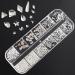 FEIlei 12 Grids Box Set Flat Back Rhinestones and Small Round Diamond Combination for DIY Nail Art Accessories Crystals - Buy Online on GoSupps.com