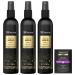 TRESemm Hairspray Non-Aerosol Extra Hold 3-Pack + Keratin Repair Hair Mask Moisturizing Hair Spray Anti-Humidity Anti-Frizz Hair Products (4 Piece Set) Non Aerosol 10 Fl Oz (Pack of 3)