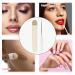 VOCOSTE Stainless Steel Makeup Spatula Set with Faux Leather Case - Liquid Foundation & Lipstick Mixing Palette Tool in Beige - Buy Online on GoSupps.com
