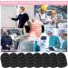 4 Pair Heel Cushions for Heel Pain Relief | Gel Heel Cups for Plantar Fasciitis & Heel Spurs | Insoles for Men & Women - Black - Buy Online on GoSupps.com