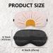 Boho Sun Yellow Silk Eye Mask - Adjustable Blindfold for Sleep Travel & Naps | Perfect for Women & Girls - Buy Online on GoSupps.com