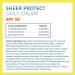 Seaweed Bath Co. Sheer Protect Daily SPF 30 Broad Spectrum Sunscreen Cream - 3.4 oz - Seaweed, Aloe, Green Tea - Buy Online on GoSupps.com
