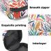 Tropical Leaves Napkin Storage Bag | Colorful Portable Period Pocket for Women & Teens | Menstrual Cup & Breastfeeding Insert Holder - Buy Online on GoSupps.com