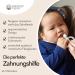 Matchstick Monkey Antimicrobial Bite Ring & Gel Applicator | BPA-Free Teething Aid for Babies 3+ Months | Animal Motif (Pomelo Eisb r) - Buy Online on GoSupps.com