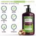 Arganicare Natural Macadamia Shampoo for Dry Damaged Hair | Hair Repair Treatment with Argan Oil & Shea Moisture | 13.5 fl oz - Hydrating & Nourishing Formula - Buy Online on GoSupps.com