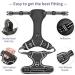 Premium Heele Dog Crockery & No-Pull Harness - Reflective Padded Breathable for Medium Dogs - Durable Black - Buy Online on GoSupps.com