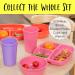 ECR4Kids My First Meal Pal Drinking Cup Set - BPA-Free, Dishwasher Safe Tumblers for Babies, Toddlers, and Children - 3-Pack Berry - Buy Online on GoSupps.com