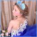 Gradient Diamond Crown Hair Pin for Girls Kids - Princess Headband Hair Clip Headdress in Pink Blue Purple - Children's Day Gift - Buy Online on GoSupps.com
