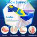 Arch Support Insoles for Standing All Day - Relief for Heel Spur, Heel Pain, Plantar Fasciitis - Orthotic Inserts for Men & Women - Yellow S (Men 7-8.5/Women 8-9.5) - Buy Online on GoSupps.com