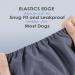 Wegreeco Washable Male Dog Belly Wraps - Small (Pack of 3) - Black/Charcoal/Navy - 11 to 14 inches - Buy Online on GoSupps.com