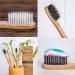 BlauKe Bamboo Toothbrushes 4-Pack | Soft Bristles | Biodegradable Eco-Friendly Charcoal Toothbrushes - Buy Online on GoSupps.com