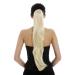 WIG ME UP - T200-88E hairpiece braid ponytail very long layered wavy light blonde 60 cm