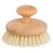 Redecker Natural Pig Bristle Massage Brush with Oiled Beechwood Knob  3-7/8-Inches