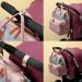 Fexkean Diaper Bag - Large Capacity Baby Backpack with Foldable Children's Bed & Mobile Diaper Pad | Portable Travel Baby Bags in Pink & Gray - Buy Online on GoSupps.com
